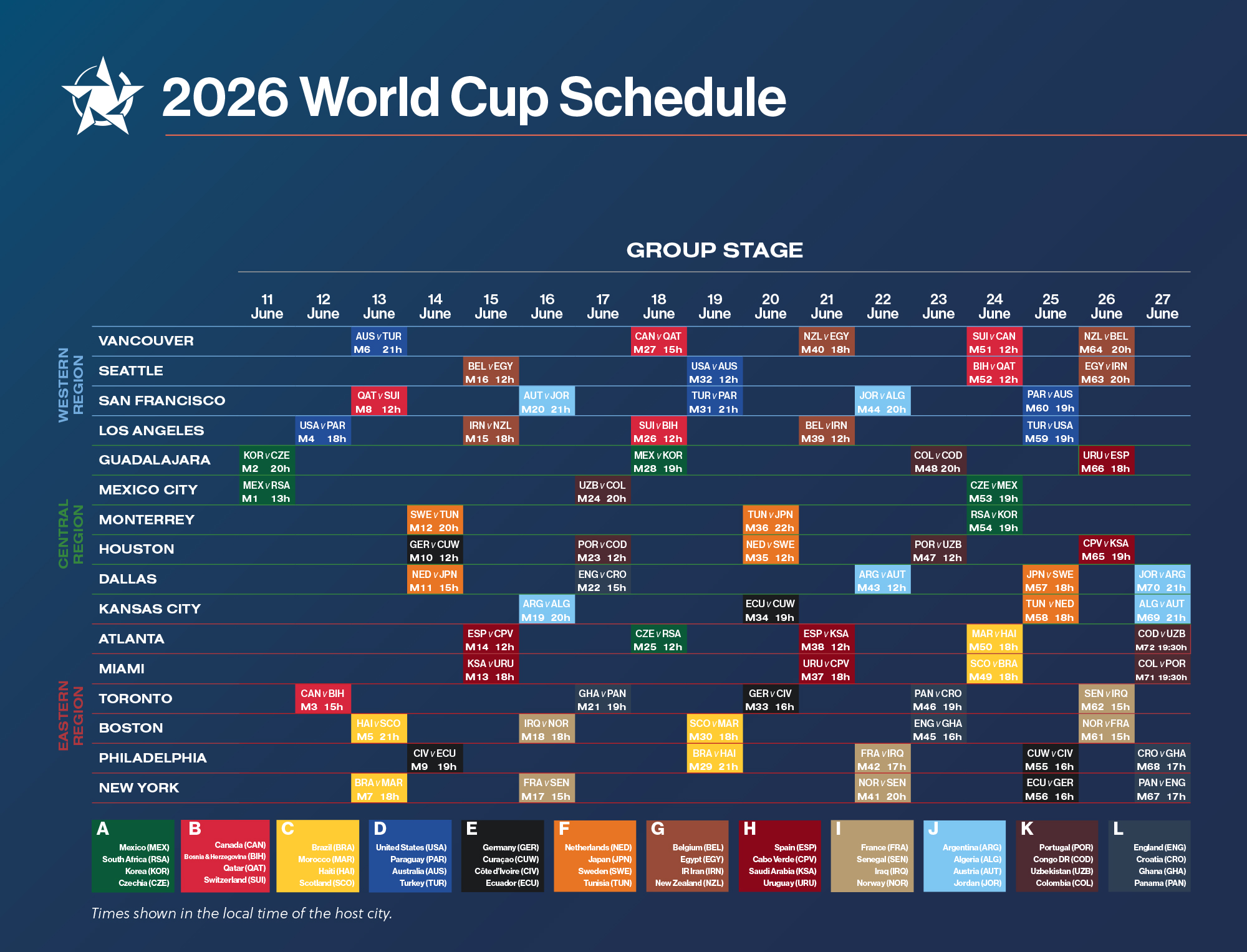 FIFA World Cup 2026 Match Schedule
