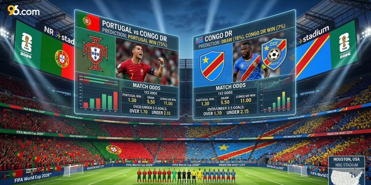 Portugal vs Congo DR FIFA 2026 Match Prediction & Odds